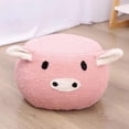 thumbnail image 6 of Animal Footstool Portable with Soft Padded Cushion for Living Room Home Gift Pink Pig, 6 of 8
