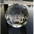 thumbnail image 4 of EOEMY 50mm Clear Flat Bottom Faceted Prism Ball Crystal Paperweight Suncatcher Decor, 4 of 8