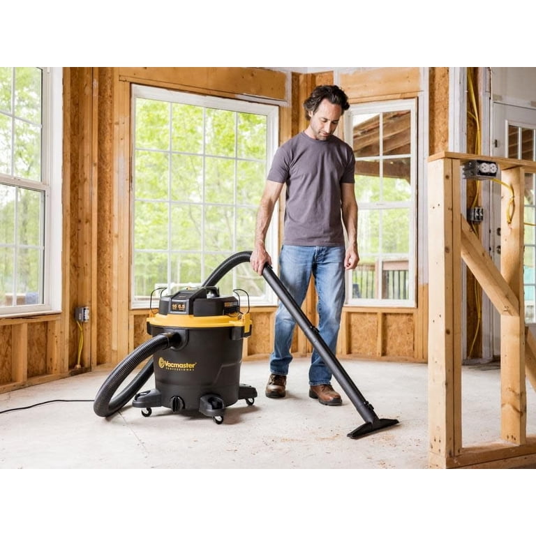 Vacmaster VJH1612PF 0202 Wet/Dry Vacuum, 6.5 Peak HP, 16-Gallon