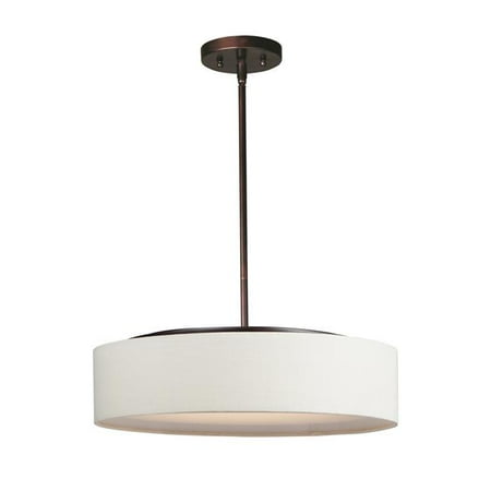 

20 in. Prime LED Single Pendant Ceiling Light Oil Rubbed Bronze