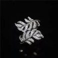 thumbnail image 2 of K-KED Pretty Women Wedding Party Delicate Jewelry Cubic Zircon 925 Silver Ring Sz 6-10-10-Style 5, 2 of 6