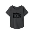 thumbnail image 1 of Camiseta para mujer con cuello redondo, camisetas de verano, camiseta de manga corta para viajes, trabajo, compras M, 1 of 7