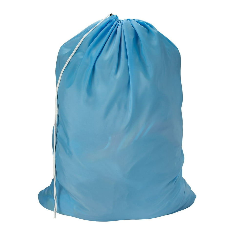 Nylon Laundry Bag 22" x 32", Light Blue