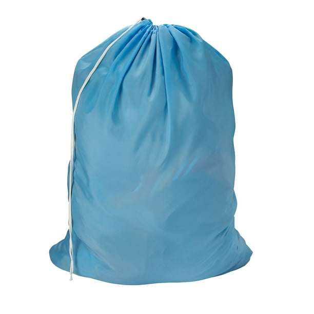 Nylon Laundry Bag 22" x 32", Light Blue