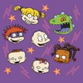 thumbnail image 2 of Girl's Rugrats Character Lightning Montage  Graphic Tee Purple Berry Medium, 2 of 4
