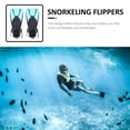 thumbnail image 4 of WASHWEPE 2 Pcs Palmes de Plongée pour Snorkeling avec Talon Ouvert Design Réglable en Silicone, 4 of 8