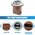 thumbnail image 3 of Luz de señal de giro, enchufe de bombilla, luz trasera delantera, Base de soporte intermitente 4011101, compatible con Polaris RZR 570 800 900 XP ACE 325 570 900 2008-2017, 3 of 7