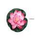 thumbnail image 3 of Flores de loto artificiales de 10 cm para decoración acuática en estanques, peceras y fuentes, resistentes a la intemperie y fáciles de instalar., 3 of 6