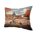 thumbnail image 2 of Thanksgiving German Shorthaired Pointer Pilgrim Grateful, Thankful, Blessed Fall Welcome Pillow Cushion Double Sided GSP Lover Dog Gift Throw Pillow - 00021, 2 of 4