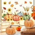 thumbnail image 2 of Velvet Pumpkin Decor - Miniature Fall Harvest Table Accent Thanksgiving Shelf Decor Soft Plush Desktop Ornament Seasonal Home Gift(Yellow), 2 of 6