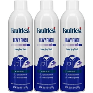 2) Faultless Premium Starch Luxe Finish Ironing Spray Pro Grade 20