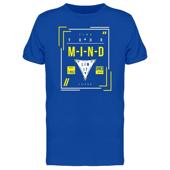 Find Your Mind Graphic Tee Men's -Image by Shutterstock
