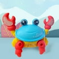 thumbnail image 5 of Musical Crawling Crab Toy, LED Light Baby Leash for Early Learning, Interactive Toddler Gift Encourages Motor Skills Birthday Christmas, 5 of 7