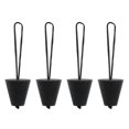 thumbnail image 1 of 4Pcs Universal Kayak Scupper Plug Kit Black Fit For 3/4" to 1.5" Scupper Holes, 1 of 3