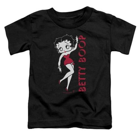 

Trevco Boop-Classic - Short Sleeve Toddler Tee - Black- Small 2T