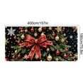 thumbnail image 3 of Christmas Background Cloth for Photography 400 cm x 180 cm Polyester Hanging Festive Garage Decor with Rope, 3 of 6
