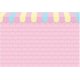 thumbnail image 1 of 7x5ft Pink Brick Wall Ice Cream Shop Backdrop for Birthday Party Baby Girl Shower Decorations Photography Background Photo Booth Cake Table Banner, 1 of 4