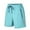 Sky Blue-mens golf shorts, variant on cllios Men's Running Athletic Shorts 9" Quick Dry Workout Gym Shorts Elastic Waist Lightweight Sports Gym Summer Shorts with Pockets