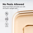 thumbnail image 4 of IRIS USA WeatherPro Airtight, Dog, Cat, Bird & Small-Pet Food Storage Container, Almond, 20.4-kg, 4 of 5