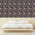 thumbnail image 3 of Ambesonne Tropical Floral Peel & Stick Wallpaper for Home, Art of Night Bloom, 13"x100", Dark Indigo Sand Brown, 3 of 5