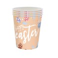 thumbnail image 4 of Guozer Easter Tableware Set, Disposable Tableware for Bunny Party, Easter Decor Party Supplies, 24x (7/9 In Plates + Paper Cup + Napkin + Knife + Fork + Spoon), 4 of 4
