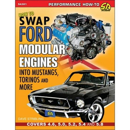Car Tech SA381 How-To Engine Swap Book, Modular to