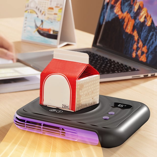 2 En 1 Taza De Calentador, Calentador De Escritorio Eléctrico, Una Base De Temperatura Constante Eléctrica Para La Oficina En El Hogar Copa De Viaje Para El Uso Del Calor