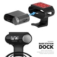 thumbnail image 4 of BRAINWAVZ Soporte para colgar auriculares debajo del escritorio para auriculares inalámbricos Steelseries Arctis Nova Pro con base para la estación base inalámbrica (HPS02), 4 of 5