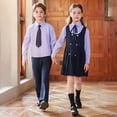 thumbnail image 4 of CUSTG Boys Outfit Sets Formal Outfit Sets Elegant Gentleman Vest And Trousers School Academic Style Ensemble Easy Movement Back To School Summer Outfit Sets, 4 of 8