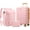 Pink, variant on MIUSSE Carry on Luggage Set 3 Piece Hard Shell Luggage Sets with Spinner Wheels TSA Lock Carry on with Backpack Set