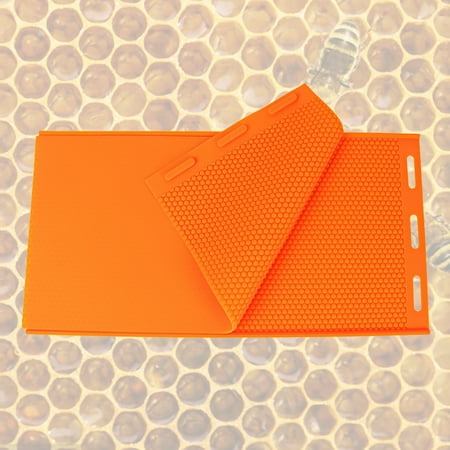 

Jmtresw 2pcs Beeswax Honeycomb Mold Flexible Beeswax Embosser Mold Beekeeper Accessories