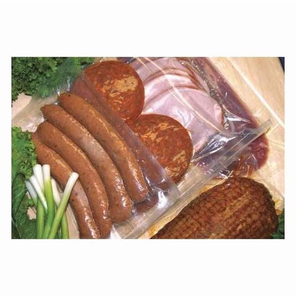 Vacuum Sealer Bags, 12" x 10", 3 mil, Clear, Heat Seal, 1000 PK