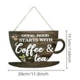 thumbnail image 3 of Wood Coffee Sign Latte Mocha Java Letter Coffee Cup Wall Decor Retro Coffee Bar Wooden Wall Decor Farmhouse Coffee Shop Wall Coffee Decorations for Kitchen Coffee Shop Wall Decor 7.68x11.8 Inch, 3 of 6