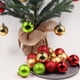 thumbnail image 3 of 24 Uds. De adornos de bolas de Navidad inastillables de 6cm para árbol de Navidad, decoraciones para fiestas de cumpleaños y bodas Adepaton CPB-SSW183-2, 3 of 5
