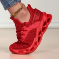 thumbnail image 6 of Blade Red Running Shoes for Woman and Man – Stylish Lightweight Sneakers with Shock-Absorbing Sole, Ideal for Training & Everyday Wear 11.5 for women,11 for man, 6 of 6