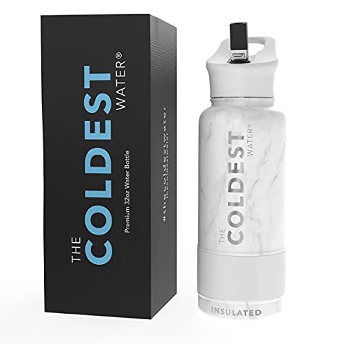 Botella de agua deportiva mas fria -32 oz (tapa de paja), a The Coldest Water The Coldest Water