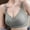 Green, variant on Women's Bras With Underwire On Under $5 Embroidery Back Buckle Thin Style Ventilate Bra Without Steel Rim