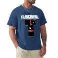 thumbnail image 1 of Camiseta de verano para hombre camisa con estampado de KLF TRANCENTRAL negra, 1 of 7