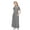 Gray, variant on JoyHoop Girls Casual Maxi Floral Dress Long Sleeve Holiday Dresses with Pockets