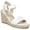 White, variant on LifeStride Womens Tango Espadrille Ankle Strap Wedge Sandals
