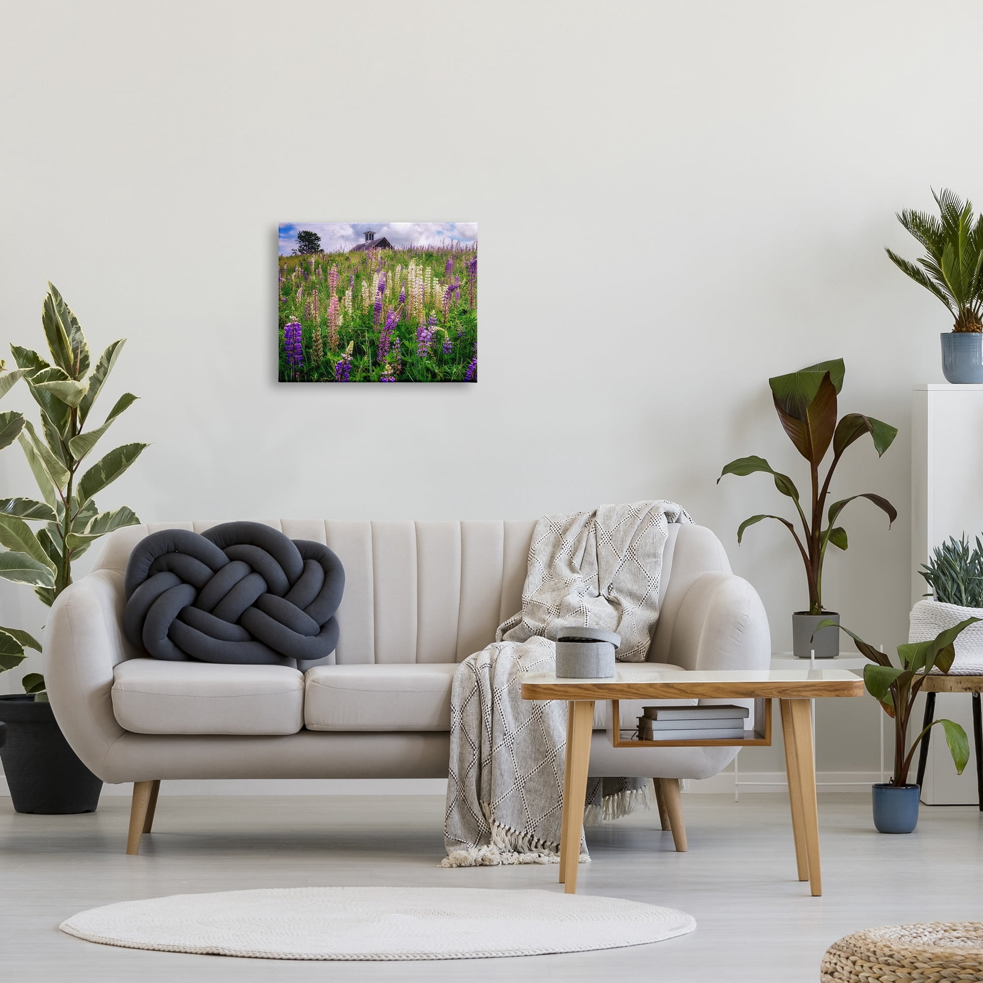 Stupell Wild Lavender Field Grassland Landscape Photography Gallery Wrapped Canvas Print Wall Art