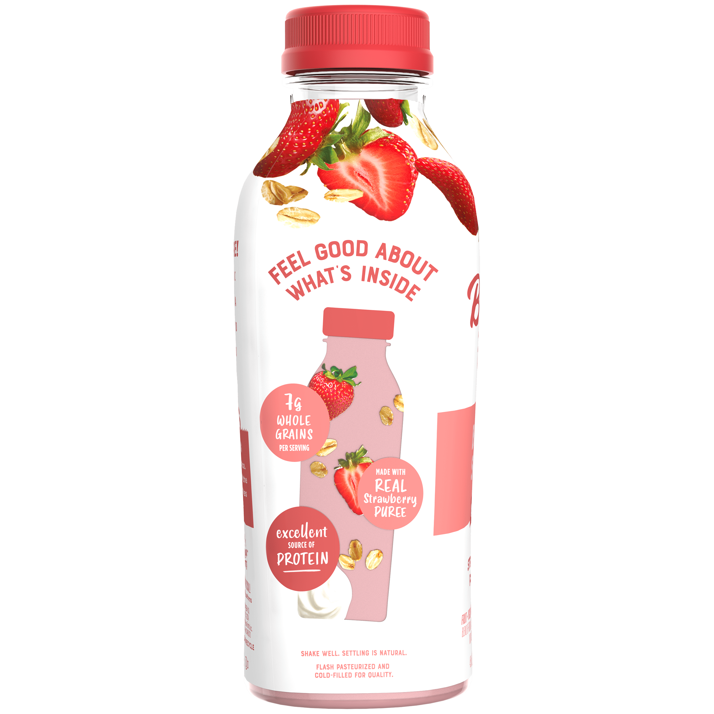 Bolthouse Farms Fruit Smoothie, Strawberry Parfait, 15.2 fl. oz. Bottle