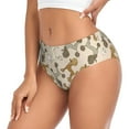 thumbnail image 2 of Balery Cartoon Poodle Dog Ropa Interior de Algodón para Mujer con Dibujo – Braguitas Cómodas y Elásticas, Estilo Clásico-3X-Large, 2 of 6