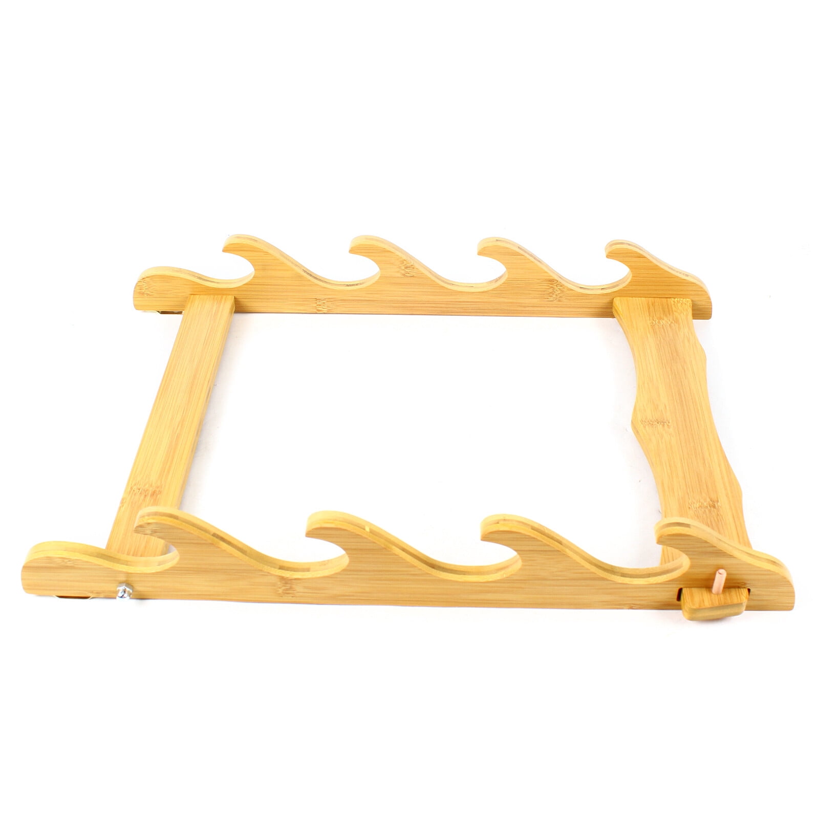 DENEST 4 Wall Mount Wooden  Natural Wood Finish Gun Storage Shelf Holder