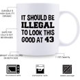 thumbnail image 2 of 43rd Birthday Gifts for Women - 1976 Birthday Gifts for Women, 43 Years Old Birthday Gifts Coffee Mug for Mom, Wife, Friend, Sister, Her, Colleague, Coworker - 11oz, 2 of 6
