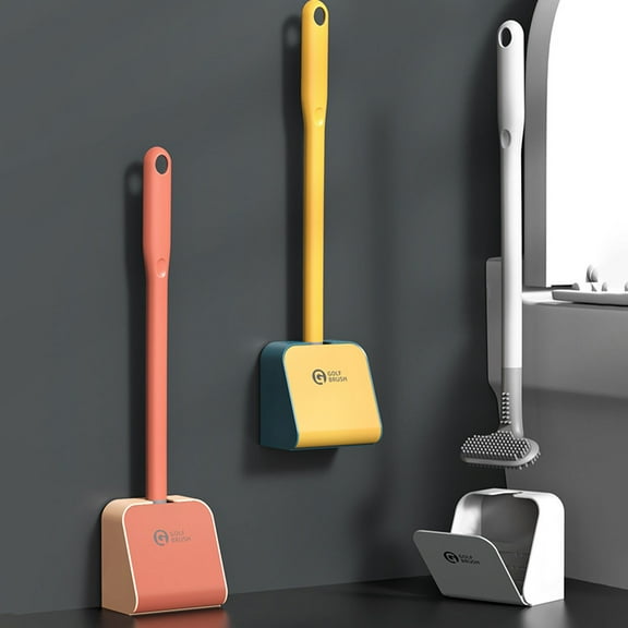 Toilet Brush and Holder Set with Drip Tray | Toilet Bowl Brush & Toilet Bowl Cleaner Brush Combo | Bathroom Cleaning Organizer | Strong Bristles | Easy Maintenance | Xuniizn