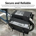 thumbnail image 2 of Bike Panniers Bag Large-Capacity Canvas Bicycle Bag Rear Rack Bag, 2 of 8
