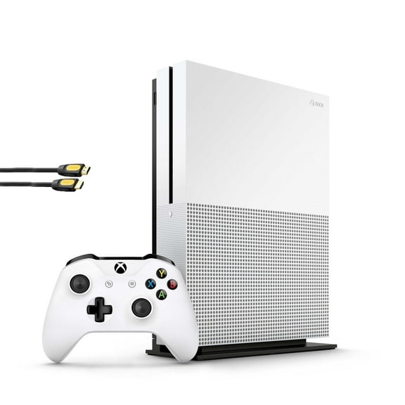 Pre-Owned Microsoft Xbox One S 500GB Gaming Console White with BOLT AXTION Bundle