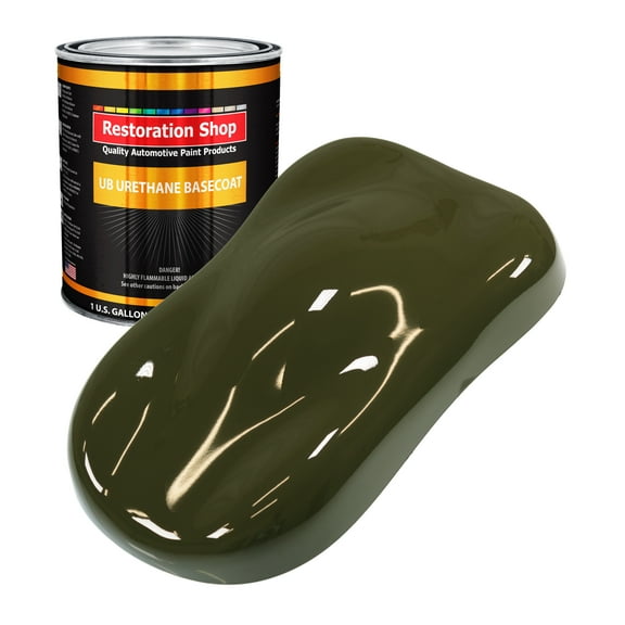 Olive Drab 1 Gallon URETHANE BASECOAT Car Auto Body Paint