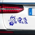 thumbnail image 1 of LAICAIW 5Pcs Butterfly Car Decal Set, Waterproof Vinyl Butterflies Sticker for Cars Women Girl Car Stickers Beautiful Reflective Bumper Window Laptop Decals (Reflective Blue), 1 of 6